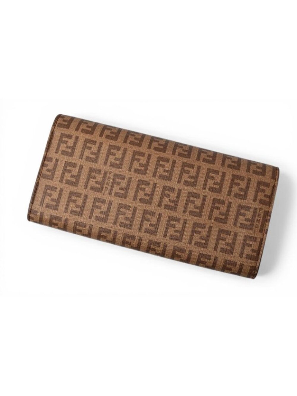 Fendi Wallet Yg1 Zucca Pattern Beige Brown - Picture 3 of 10